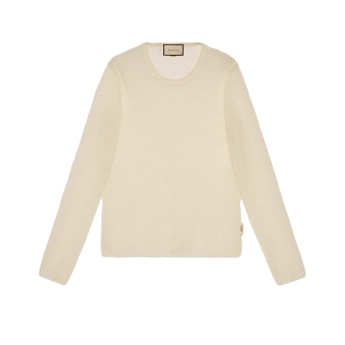 Пуловер Gucci Silk Mohair Sweater Ivory Бежово | 758085 XKDIQ 9166, 0