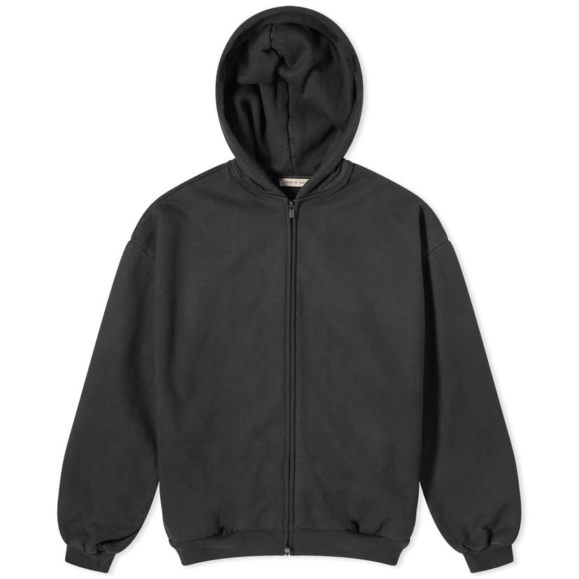 Суитчър Fear of God 8th Full Zip Hoodie Черно | FG850-095FLC-001