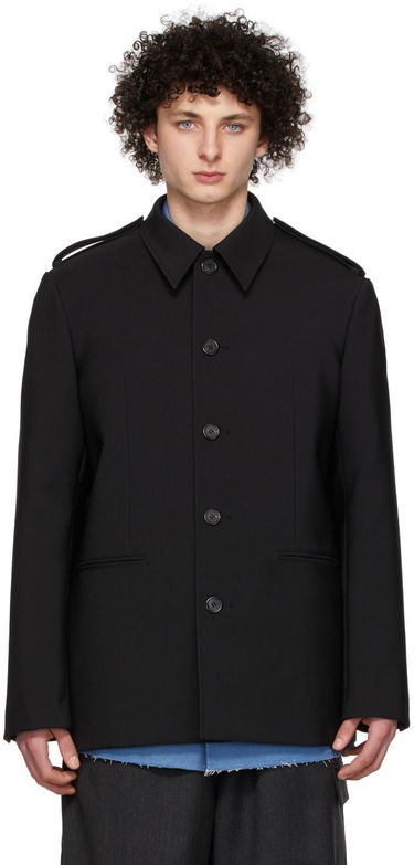 Риза We11done We11done Regular Collar Jacket Черно | WD-JK1-22-084-M-BK, 0