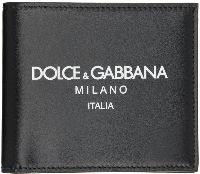 Портфейл Dolce & Gabbana Black Logo Wallet Черно | BP1321AN244