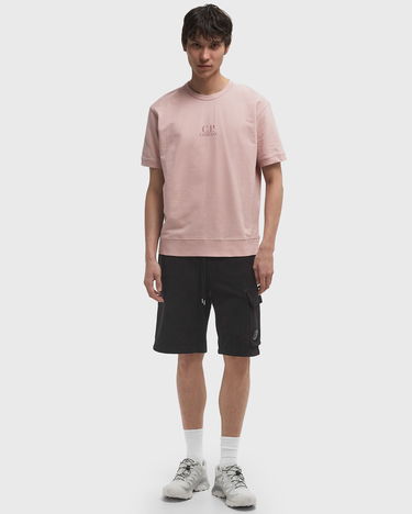 Суитчър C.P. Company C.P. Company Short Sleeve Fleece Sweatshirt Розово | 18CMSS159A002246G-520, 2