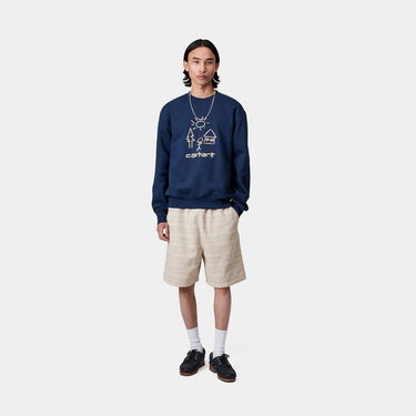 Къси панталони Carhartt WIP Carhartt WIP Gellar Stripe Shorts Бежово | I035568_8, 3