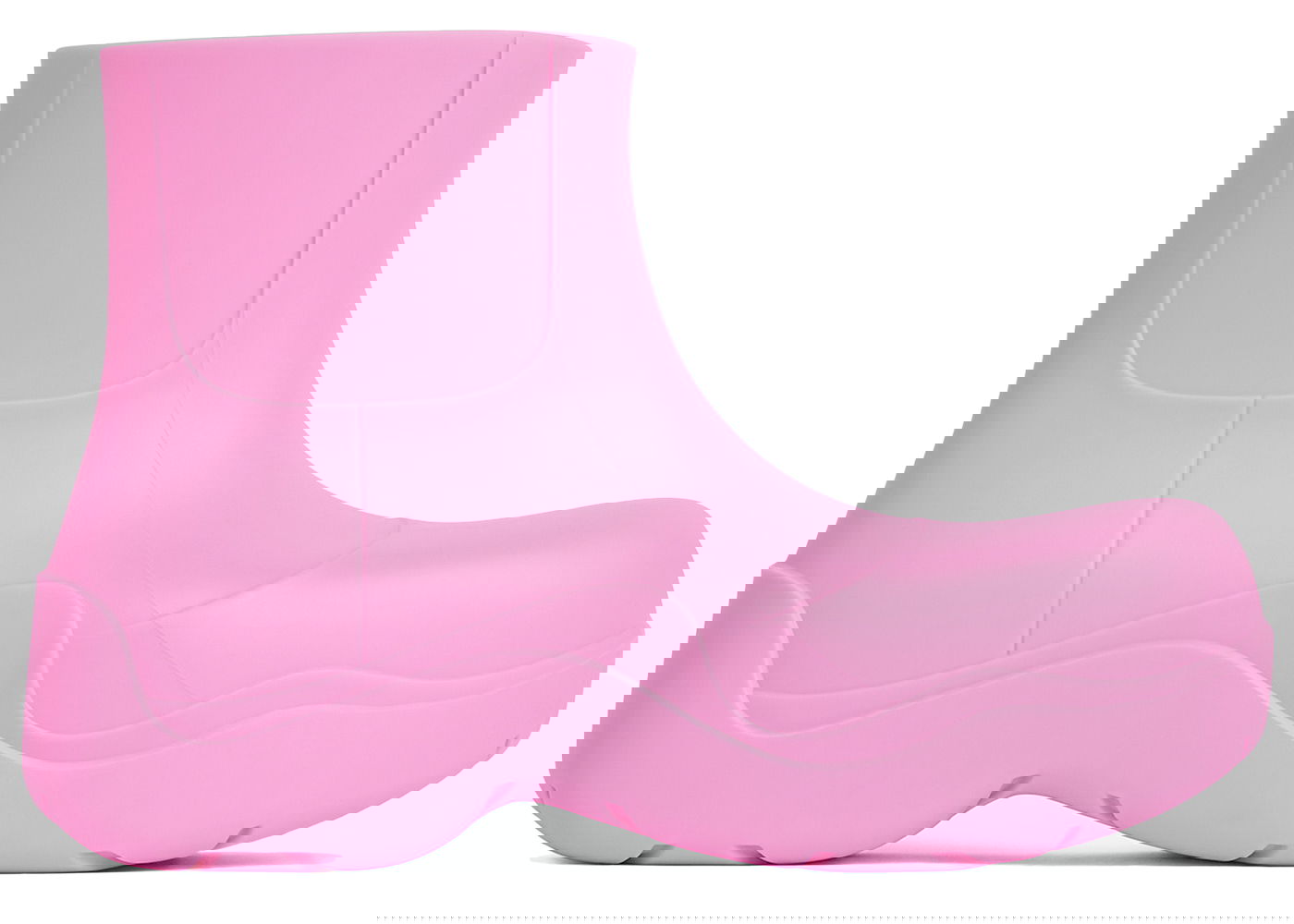 Кецове и обувки Bottega Veneta Puddle Ankle Boot Gloss "Pink" W Розово | 640045 V00P0 5414, 0