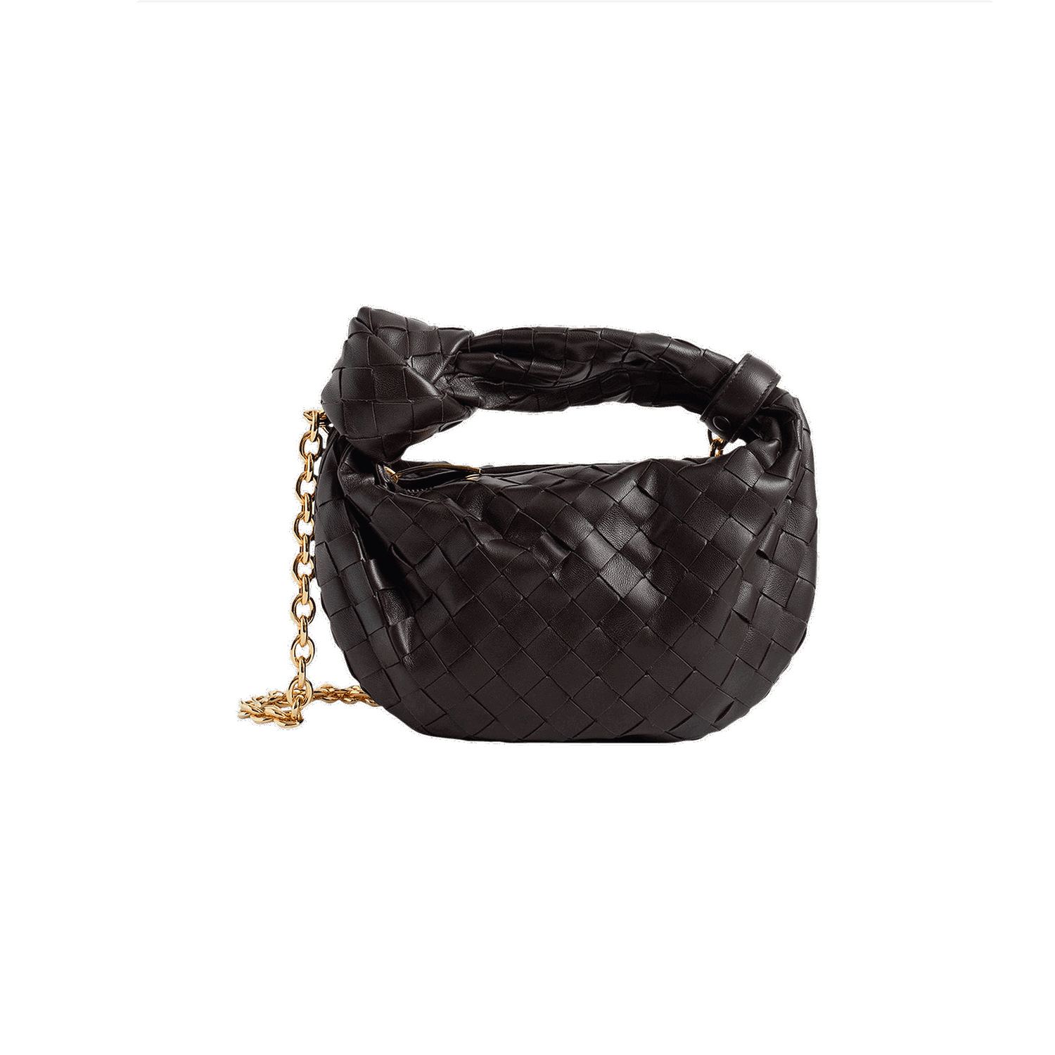 Дамска чанта Bottega Veneta Mini Jodie Chain Bag Черно | 709562 VCPP1 2127, 0