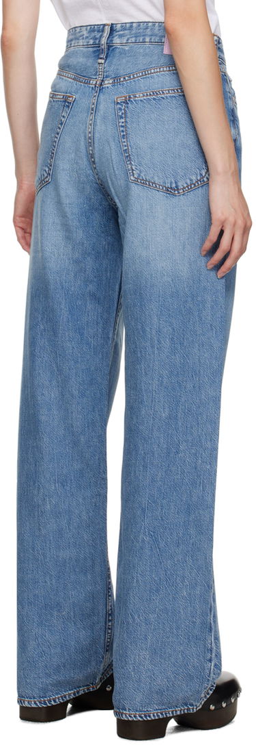 Дънки rag & bone Logan Wide-Leg Jeans Синьо | WDD23S2935F2AU, 2