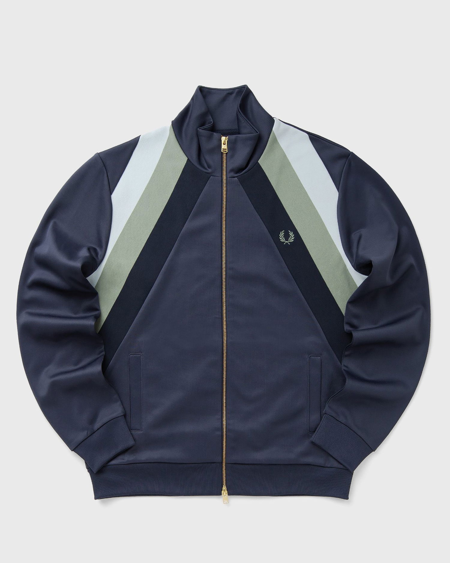 Яке Fred Perry Striped Panel Track Jacket Тъмно синьо | J1320-738, 1