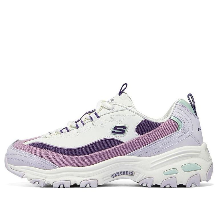 Кецове и обувки Skechers D'Lites 1.0 Бяло | 896276-PRMT