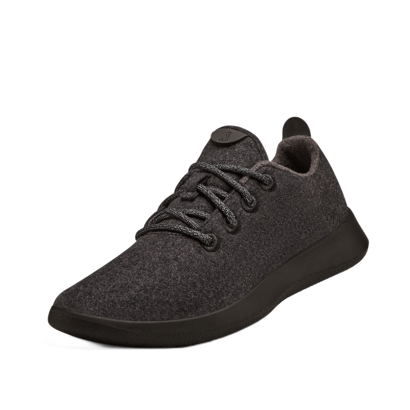 Кецове и обувки Allbirds Wool Runners Черно | WR3MABC