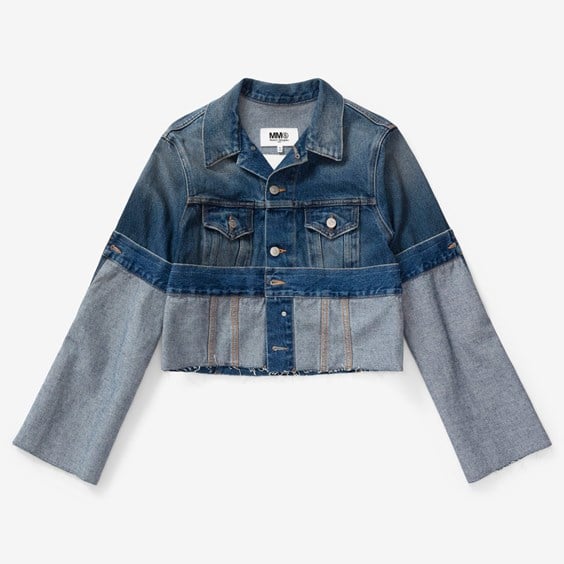 Яке Maison Margiela MM6 Cropped Denim Jacket Синьо | S52AM0222-974, 0