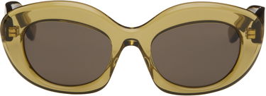 Слънчеви очила Loewe LOEWE Curvy Logo Cat-Eye Sunglasses Зелено | LW40153I5196E 192337199646, 0