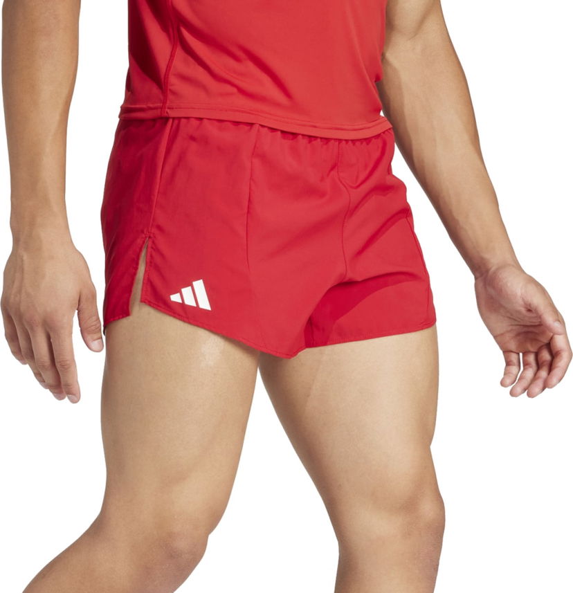Къси панталони adidas Performance Adizero Running Shorts Червено | it1827