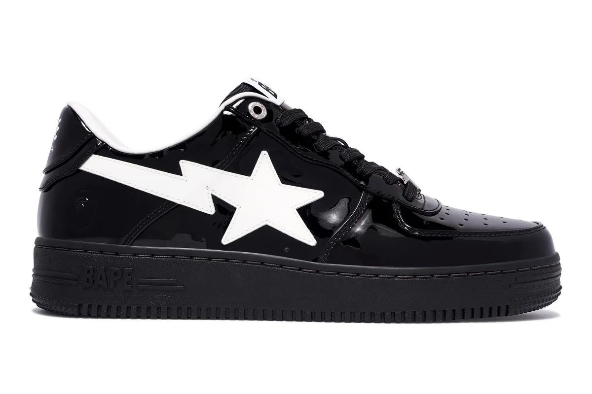 Кецове и обувки BAPE Bape Sta #2 Black/White Черно | 0ZXSHM191302M-BLK, 0