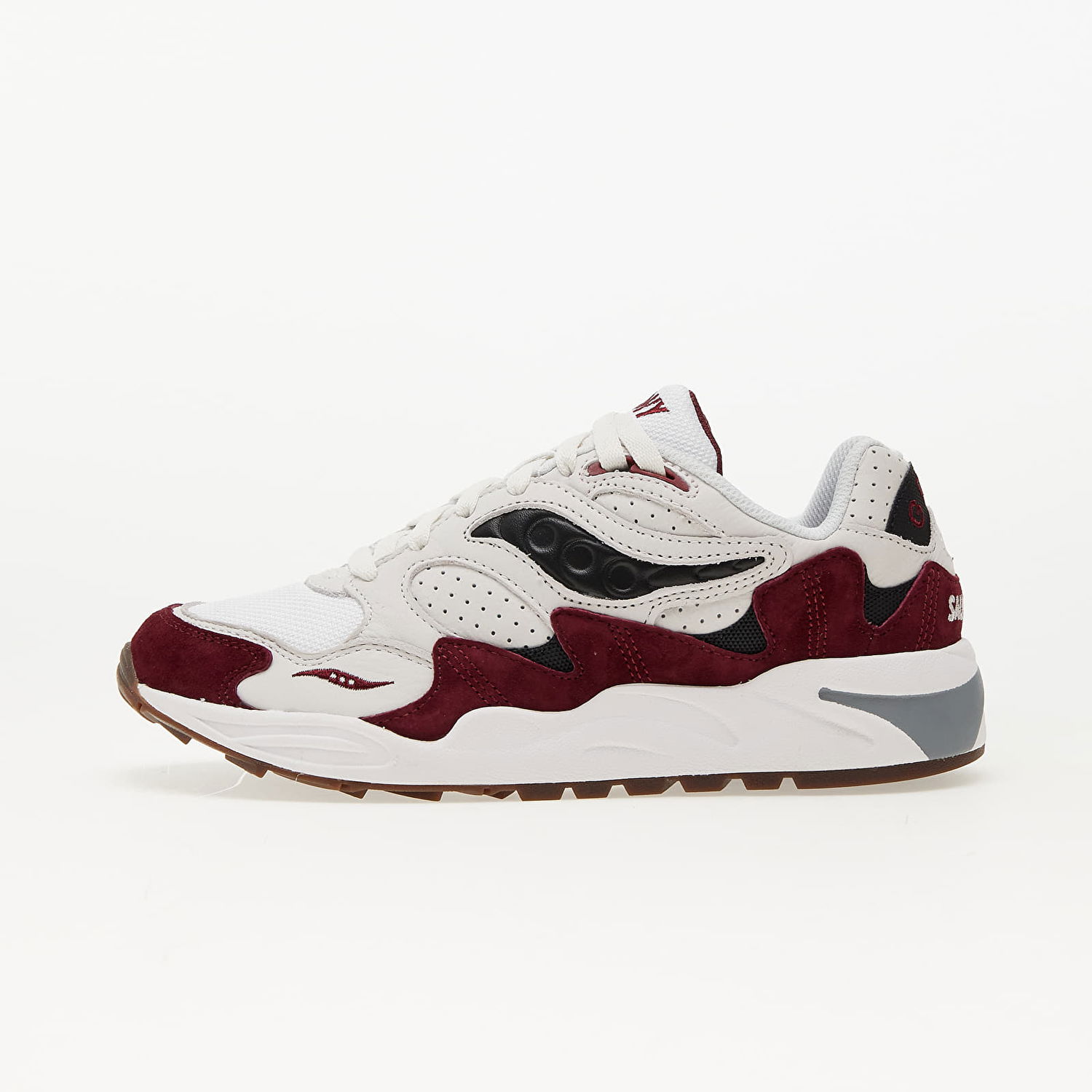 Кецове и обувки Saucony Grid Shadow 2 Cream/ Red Бургунди | S70773-2, 0