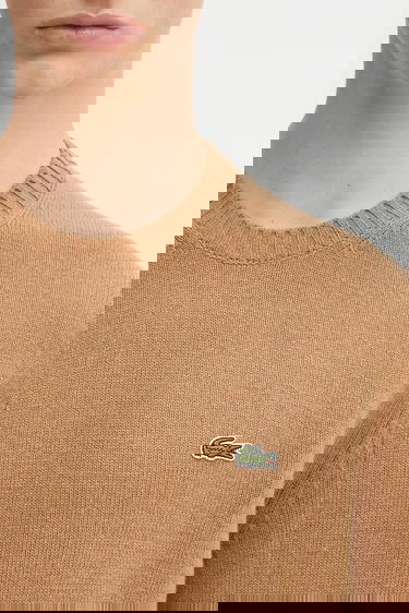 Пуловер Lacoste Lacoste Wool Sweater Кафяво | AH2916, 3