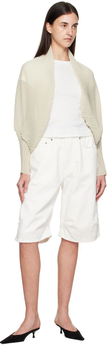 Пуловер Max Mara Max Mara Vesuvio Pleated Cardigan Бежово | 2514731012600, 3