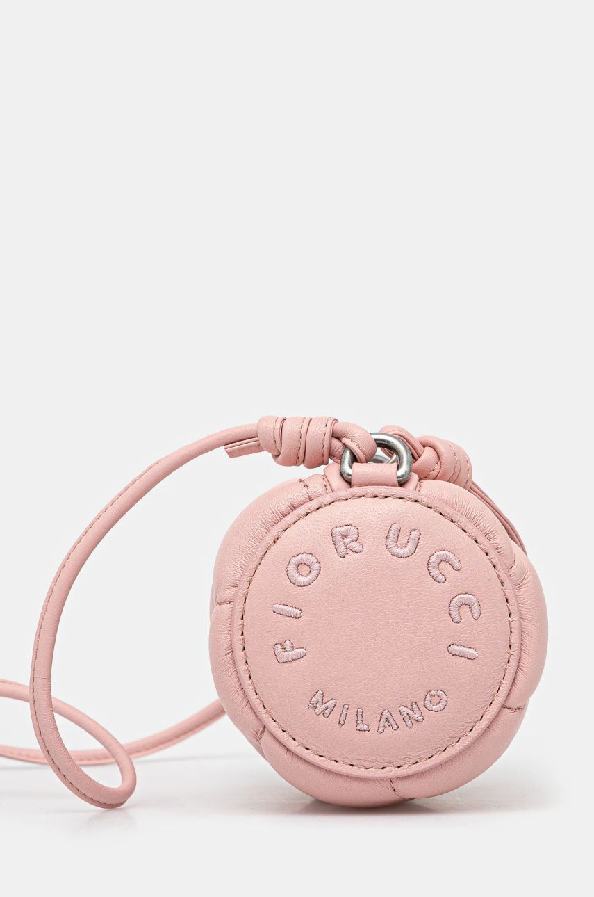 Дамска чанта Fiorucci Micro Mella Leather Barrel Bag Розово | U01FMASL005LE04PN02, 1