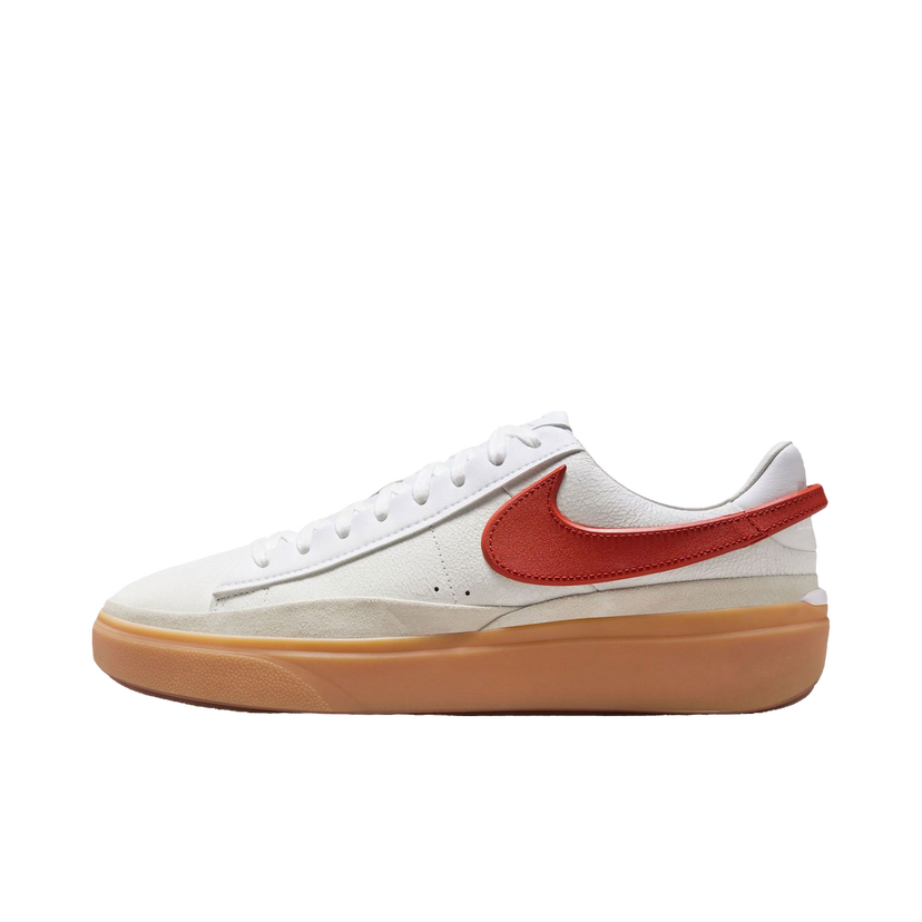 Кецове и обувки Nike Blazer Phantom Low White Dragon Red Gum Сиво | FN5820-100