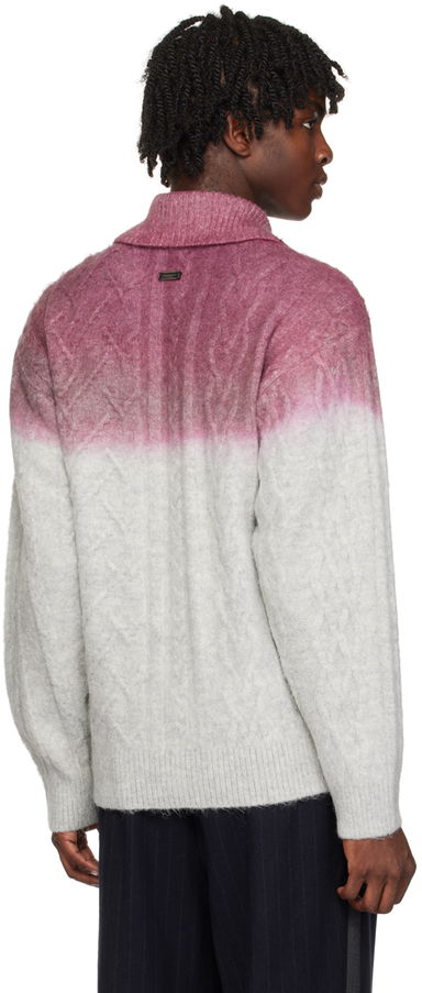 Gradient Cable Knit Sweater, 2