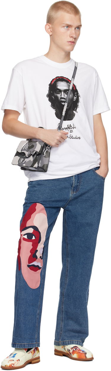Дамска чанта KidSuper KidSuper Kissing Print Top Handle Bag Многоцветен | AW24-BAG-20, 3