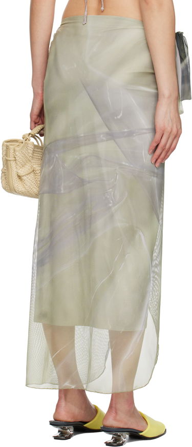 Пола Serapis Draped Tarp Malong Maxi Skirt Многоцветен | SS25_PS_1, 2