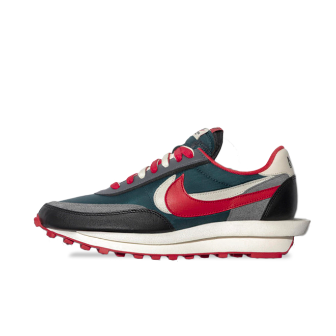 Кецове и обувки Nike sacai x Undercover x LDWaffle "Midnight Spruce University Red" Синьо | DJ4877-300, 0