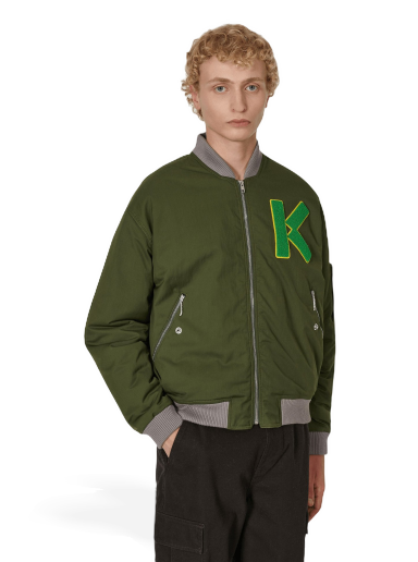 Яке бомбър KENZO Varsity Bomber Jacket Зелено | FC65BL1279OC 51