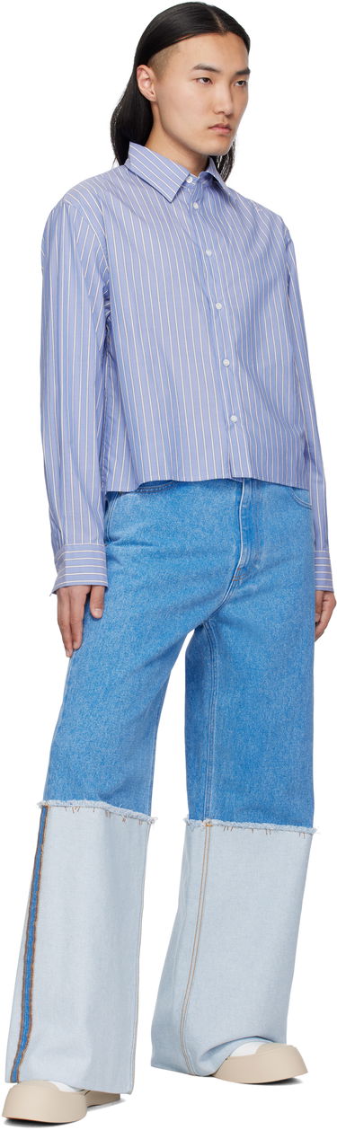 Дънки Marni Marni Two-Tone Wide Leg Jeans Синьо | PUJU0106S0 USCW91, 3