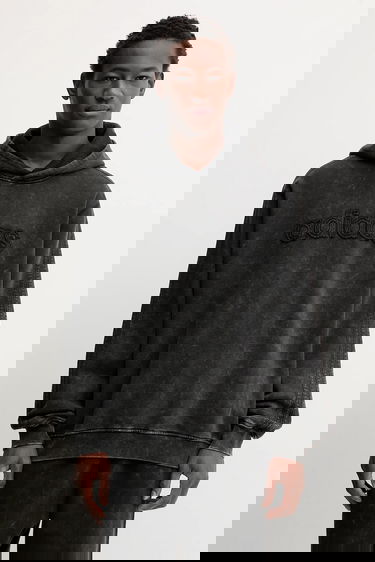 Суитчър adidas Originals Originals Washed Appliqué Logo Hoodie Черно | JY2792, 0