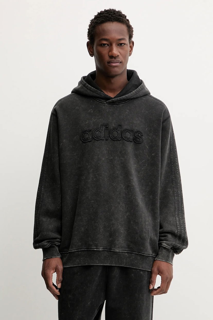 Суитчър adidas Originals Originals Washed Appliqué Logo Hoodie Черно | JY2792