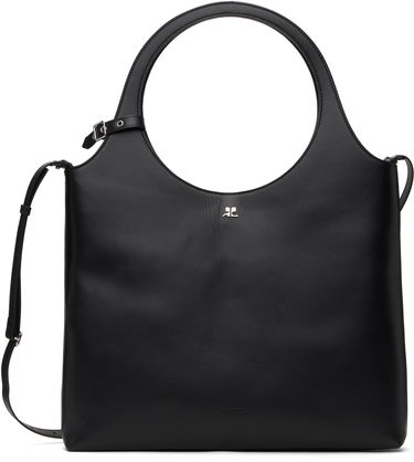 Дамска чанта Courrèges Courrèges Holy Day Leather Tote Bag Черно | 125GSA161CR0065, 0