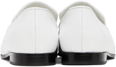Облекло TOTEME TOTEME 'The Croco Oval' Loafers Бяло | 234-WAS813-LE0023, 1