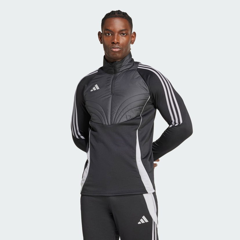 Суитчър adidas Performance Winterized Quarter-Zip Training Top Черно | IM9966