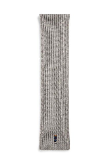 Шал Polo by Ralph Lauren Scarf Knitted Сиво | 455931877, 1