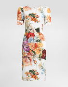 Dolce & Gabbana Bouquet-Print Cretonne Dress