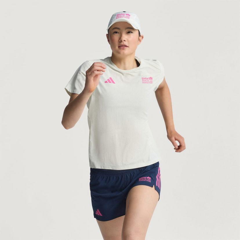 Тениска adidas Performance BMW Berlin-Marathon 2025 Running Tee Бяло | JZ6499