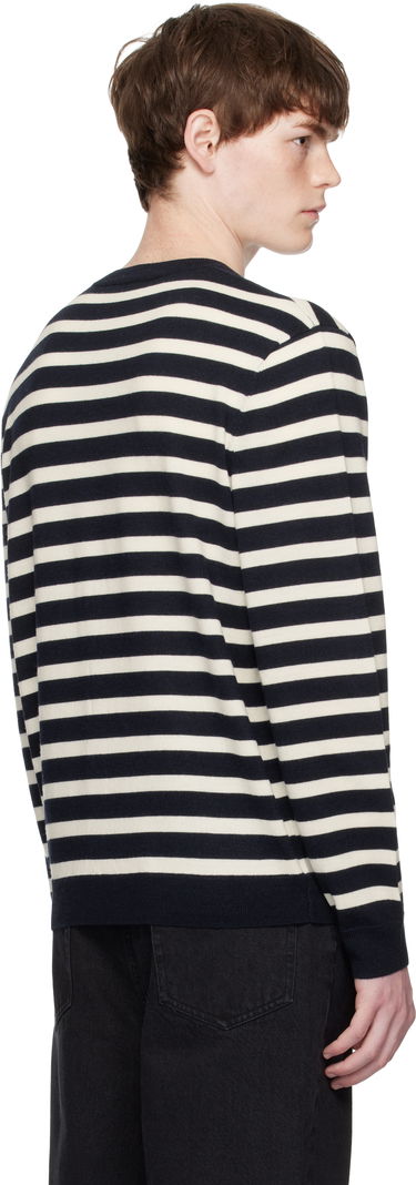 Пуловер A.P.C. A.P.C. Matthias Striped Sweater Тъмно синьо | WVBEC-H23431, 2