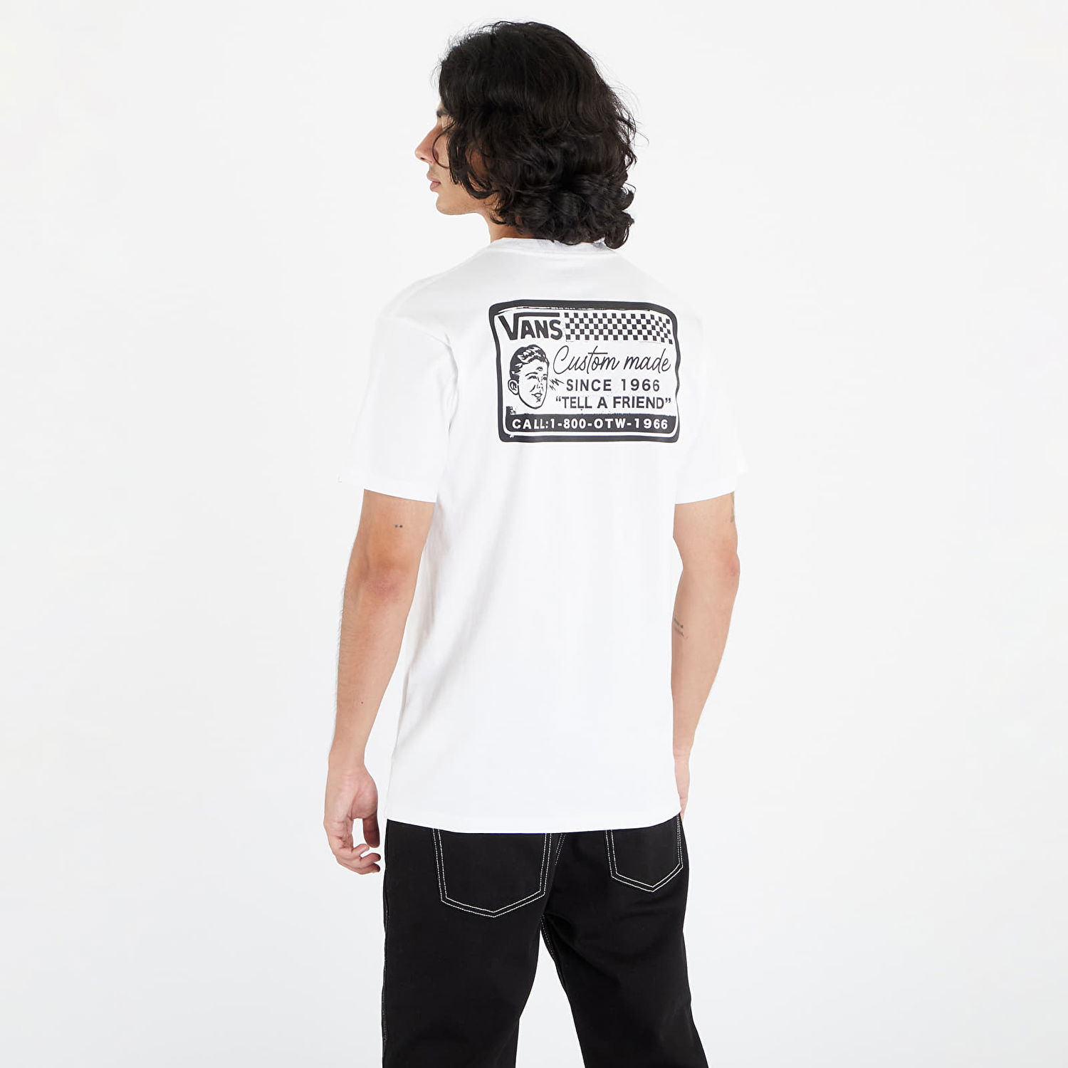 Тениска Vans Psyche Custom Бяло | VN000G05WHT1, 1