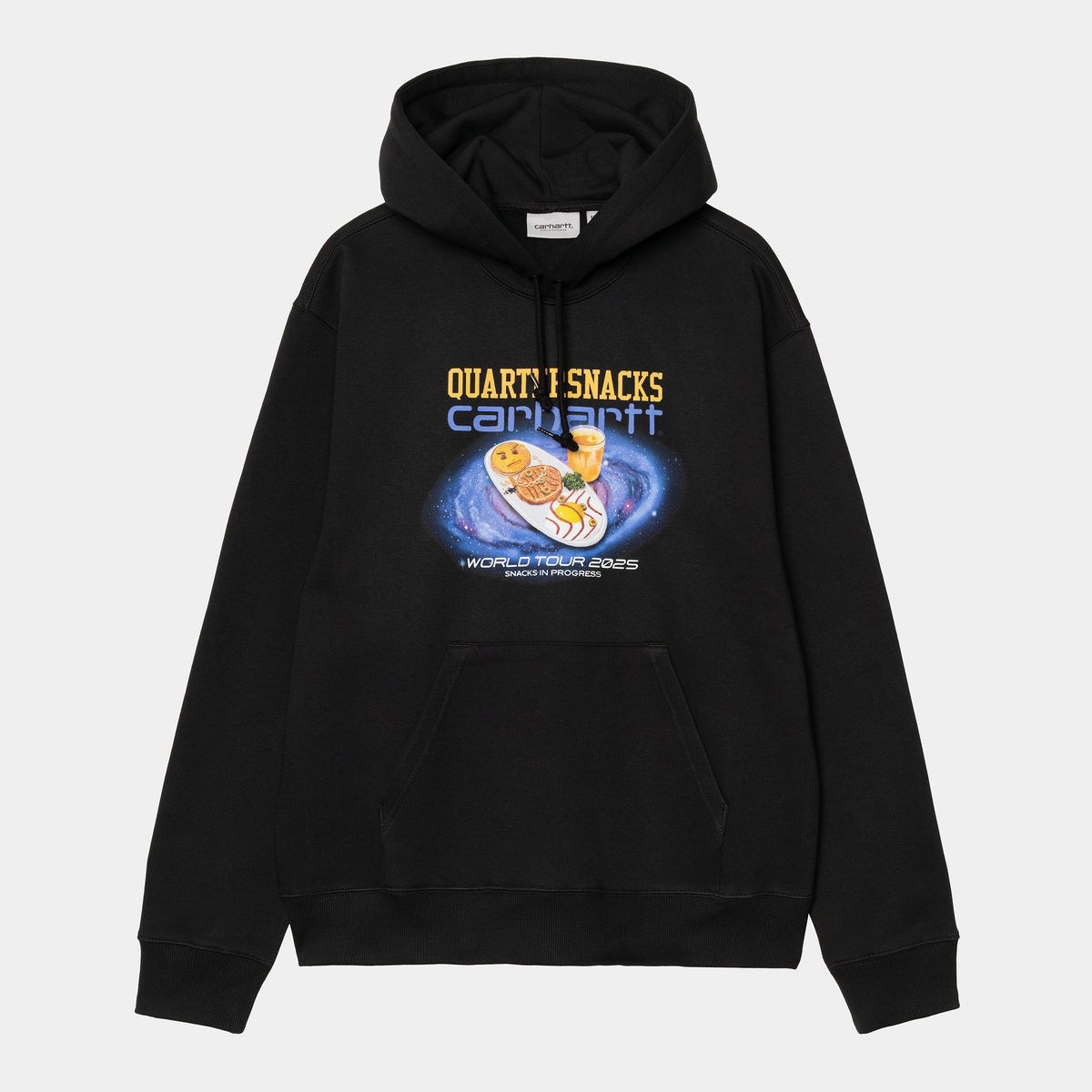 Суитчър Carhartt WIP Quartersnacks World Tour 2025 Hoodie Черно | I036113_6, 0