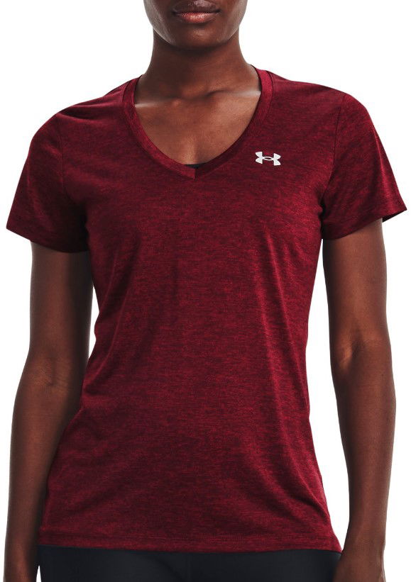 Тениска Under Armour Tech SSV - Twist-MRN Бургунди | 1258568-601, 0