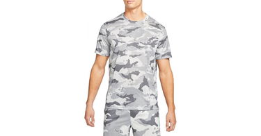 Тениска Nike Nike Dri-FIT Camo T-Shirt Сиво | dd6886-097, 1
