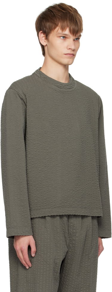 Тениска Craig Green Craig Green Embroidered Linestitch Smock T-Shirt Зелено | CGAW25CWOSHI69, 1