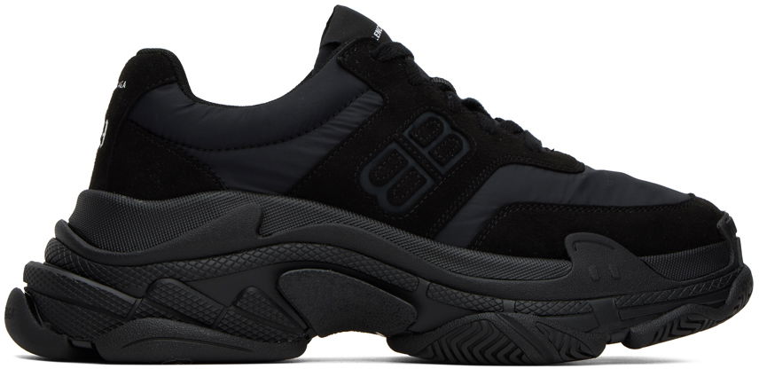 Кецове и обувки Balenciaga Black Triple S Черно | 710157-W3CU1-1000, 0