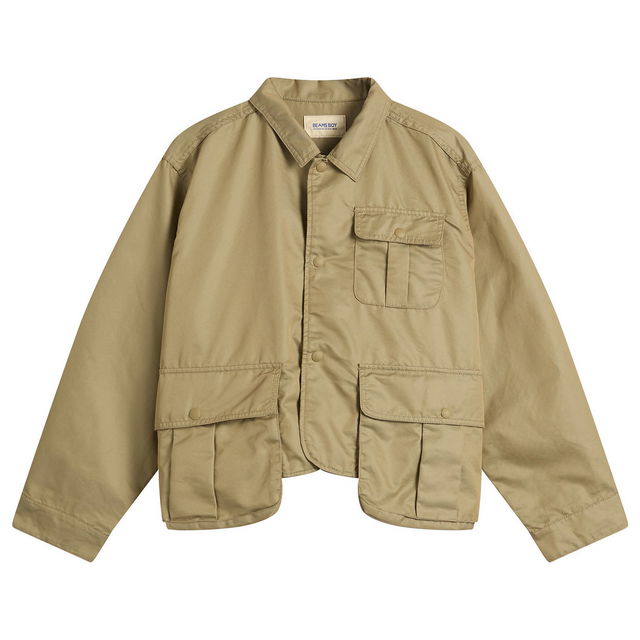 Chambray Gabardine Short Fishing Jacket