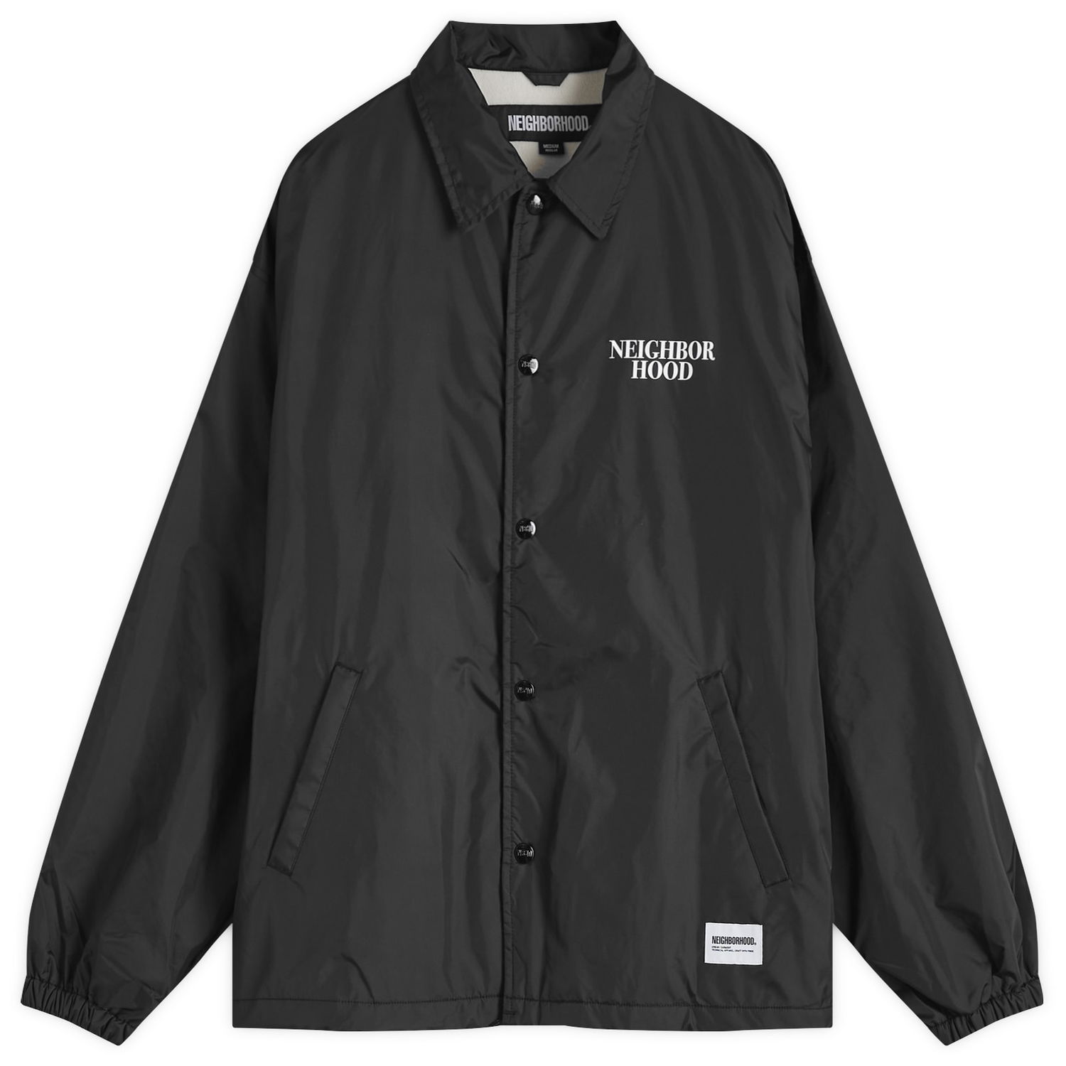 Ветровка Neighborhood Windbreaker Jacket-1 Large Черно | 242TSNH-JKM01-BLK, 0