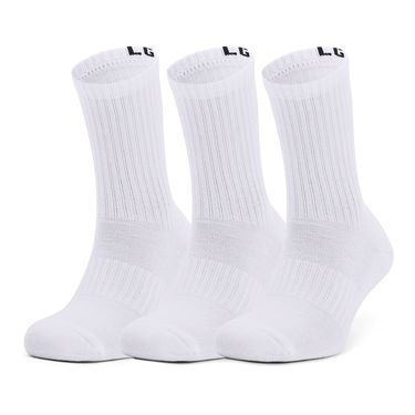 Чорапи Under Armour Core Crew 3 Pack Бяло | 1358345-100, 0
