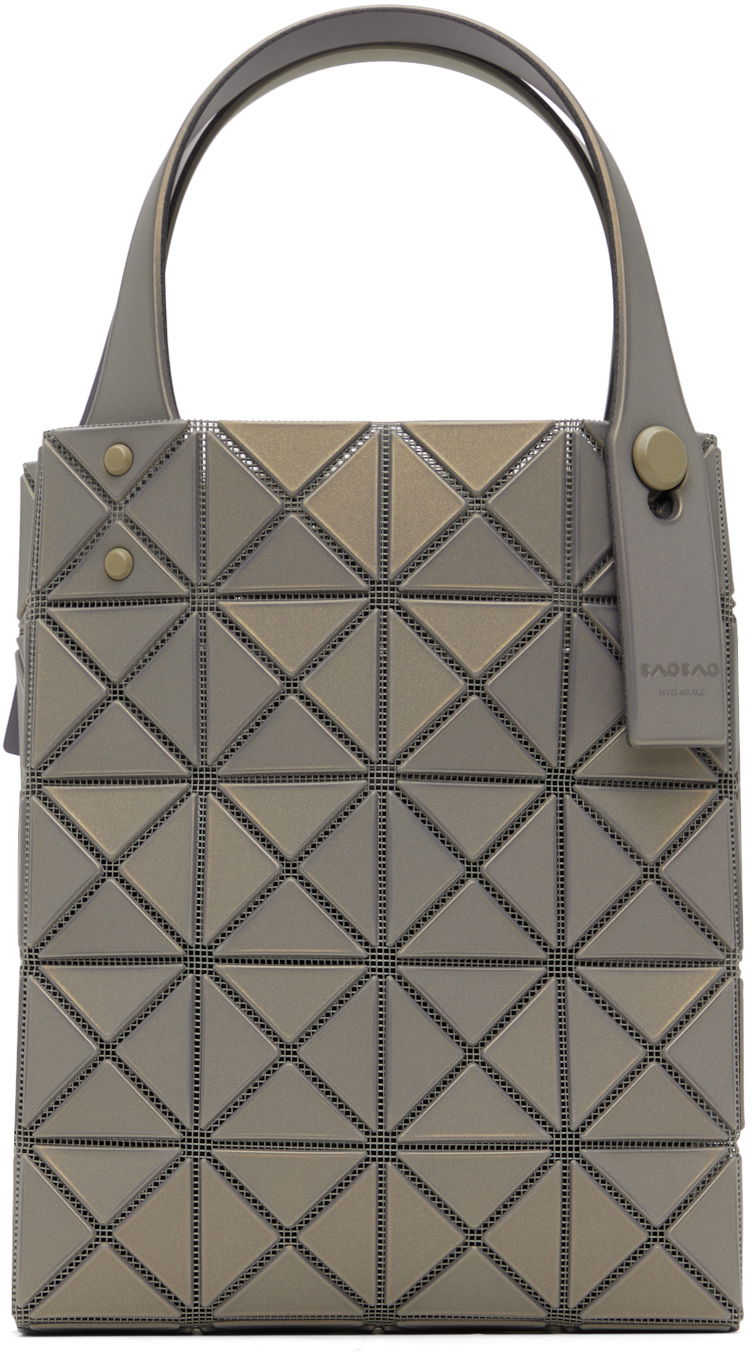 Голяма пазарска чанта BAO BAO ISSEY MIYAKE Prism Plus Mini Tote Bag Сиво | BB48AG511, 0