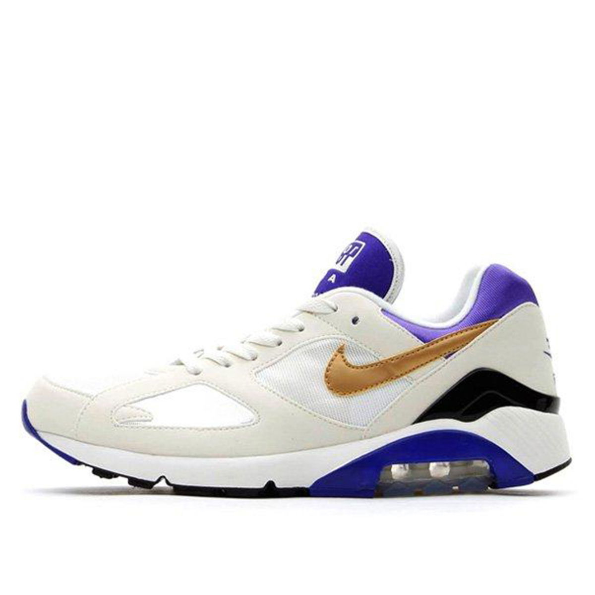 Кецове и обувки Nike Air Max 180 OG QS Bright Concord / Olympic (Summit White Metallic Gold) - US 10.5 Бяло | 626960-175, 0