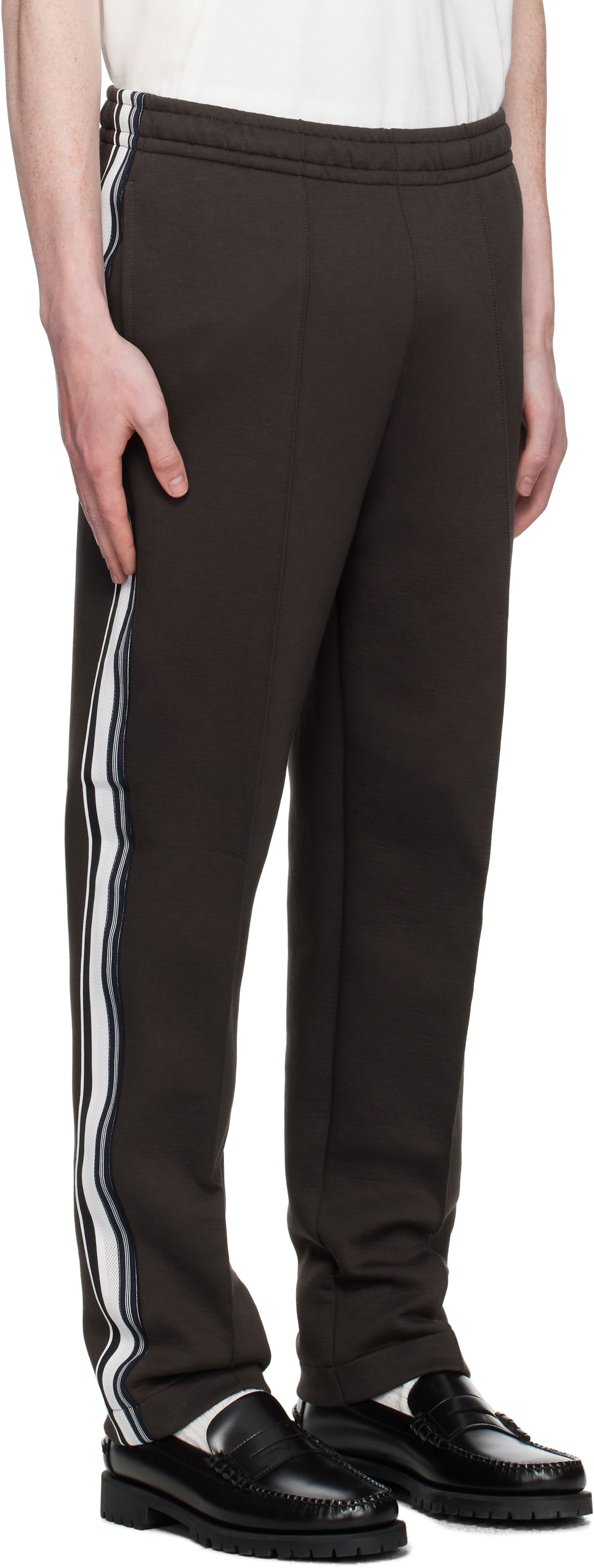 Спортни панталони Lacoste Designer Sweatpants Кафяво | XH5824_SKB, 1