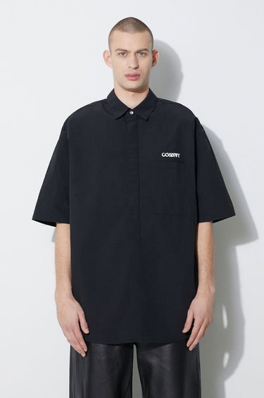 Риза Marcelo Burlon Nylon Over Shirt Relaxed Черно | CMGG005S24FAB0011001, 0
