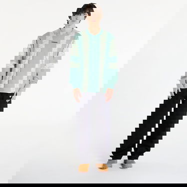 Поло тениска Pleasures Sounds Long Sleeve V-Neck Floral Panel Rugby Polo Многоцветен | P25F038-MATCHA, 3